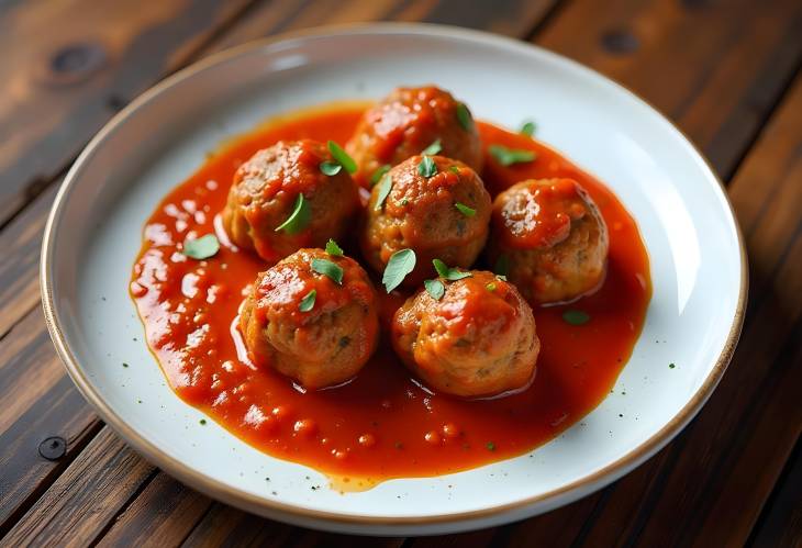 Tantalizing Meatballs with Spicy Tomato Sauce